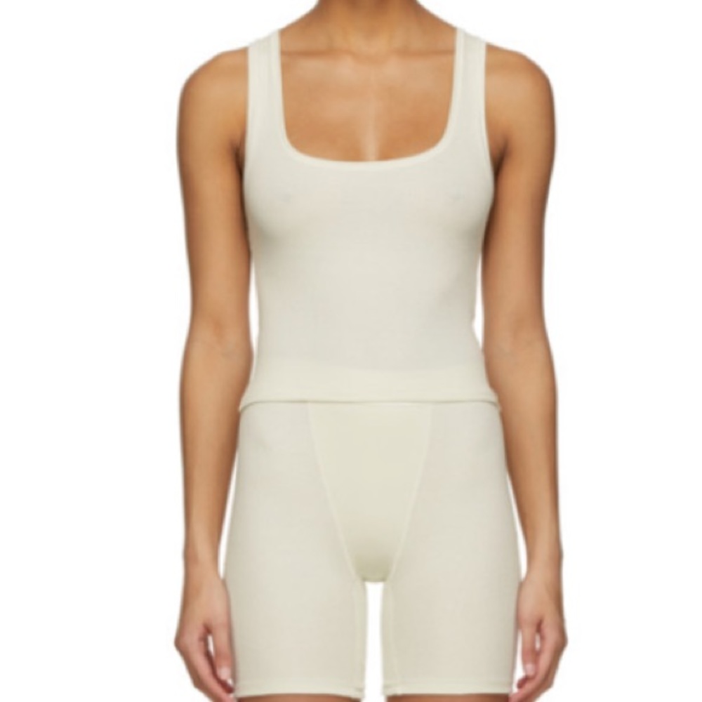 SKIMS Bone Ribbed Cotton Tank - Picture 4 of 12
